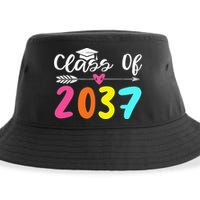 Class Of 2037 Grow With Me Graduation First Day Of School Love Sustainable Bucket Hat