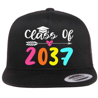 Class Of 2037 Grow With Me Graduation First Day Of School Love Flatbill Hat