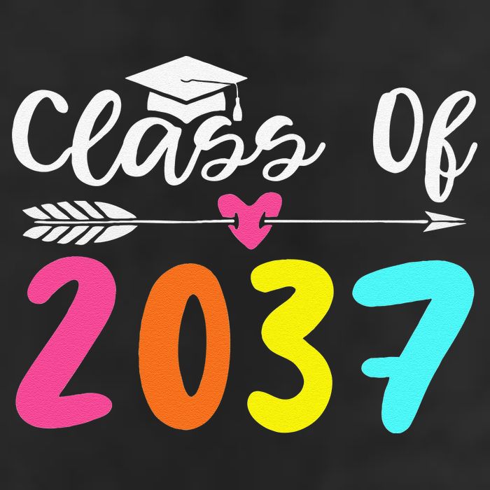 Class Of 2037 Grow With Me Graduation First Day Of School Love 25L Jumbo Tote