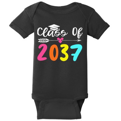 Class Of 2037 Grow With Me Graduation First Day Of School Love Baby Bodysuit