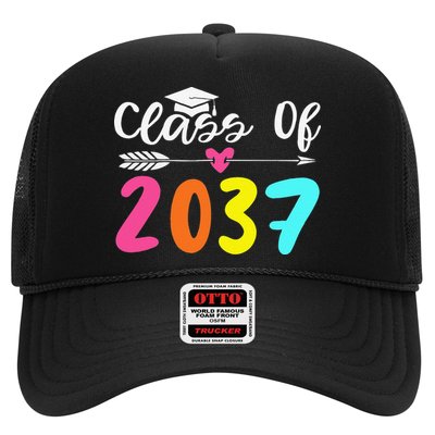 Class Of 2037 Grow With Me Graduation First Day Of School Love Trucker Hat