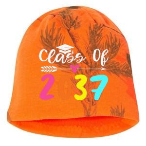 Class Of 2037 Grow With Me Graduation First Day Of School Love Kati - Camo Knit Beanie