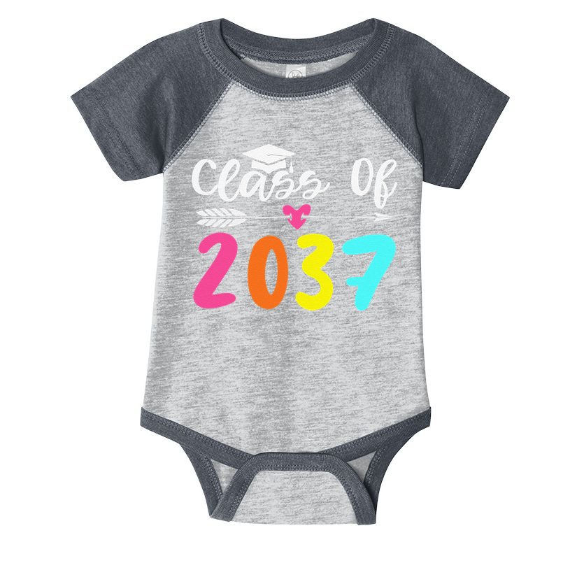 Class Of 2037 Grow With Me Graduation First Day Of School Love Infant Baby Jersey Bodysuit