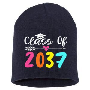 Class Of 2037 Grow With Me Graduation First Day Of School Love Short Acrylic Beanie