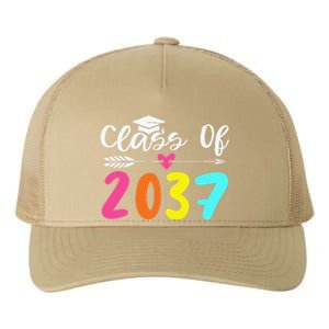 Class Of 2037 Grow With Me Graduation First Day Of School Love Yupoong Adult 5-Panel Trucker Hat