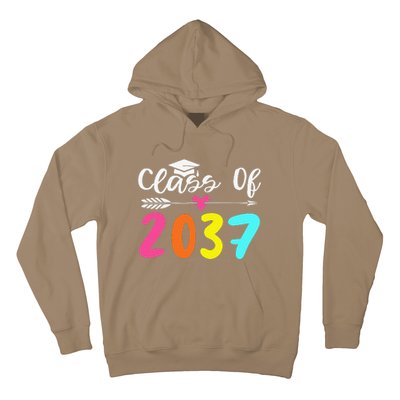 Class Of 2037 Grow With Me Graduation First Day Of School Love Hoodie