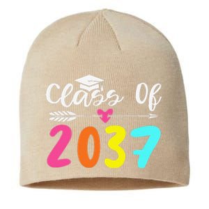 Class Of 2037 Grow With Me Graduation First Day Of School Love Sustainable Beanie