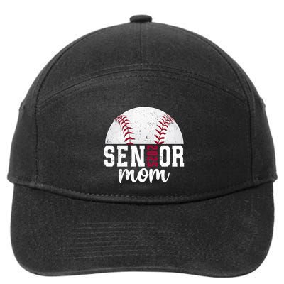 Class Of 2025 Baseball Mom Senior Baseball PlayerS Mother Gift 7-Panel Snapback Hat