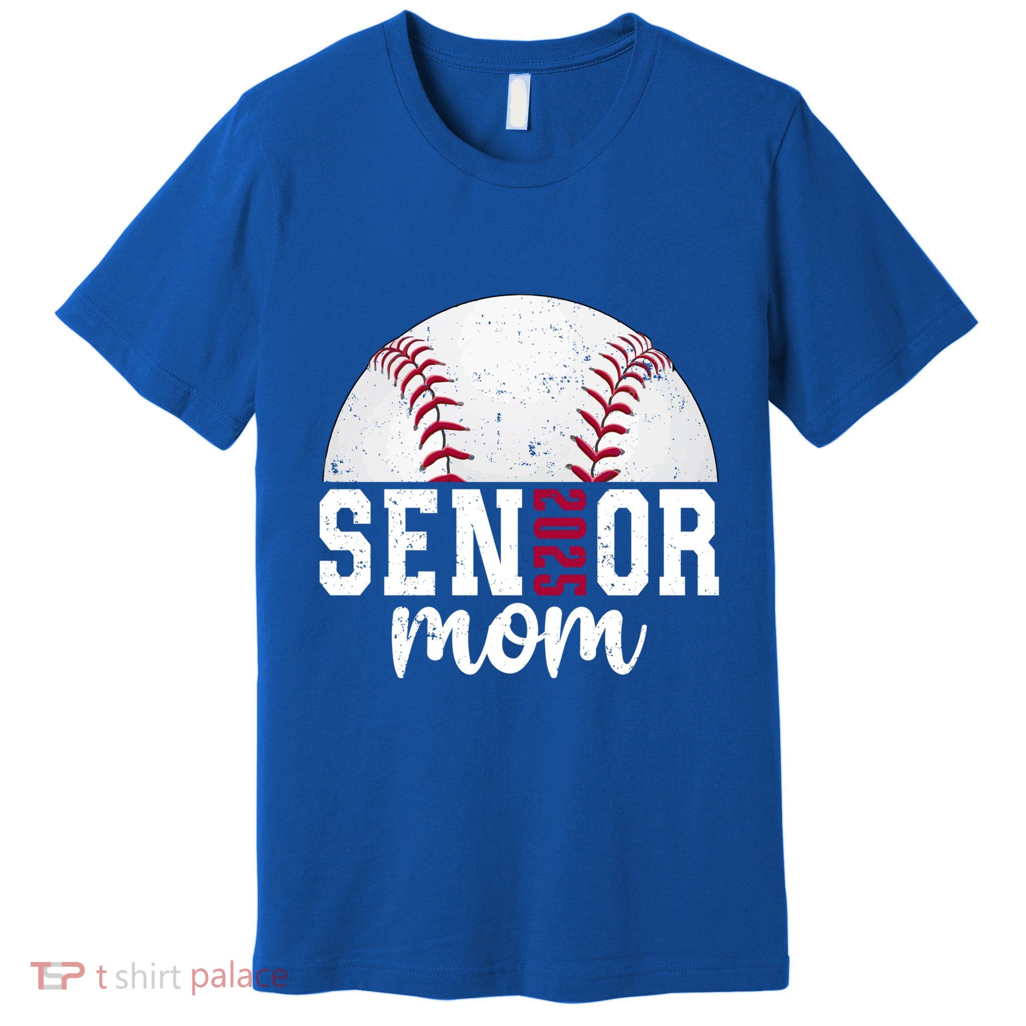 Class Of 2025 Baseball Mom Senior Baseball PlayerS Mother Gift Premium T-Shirt