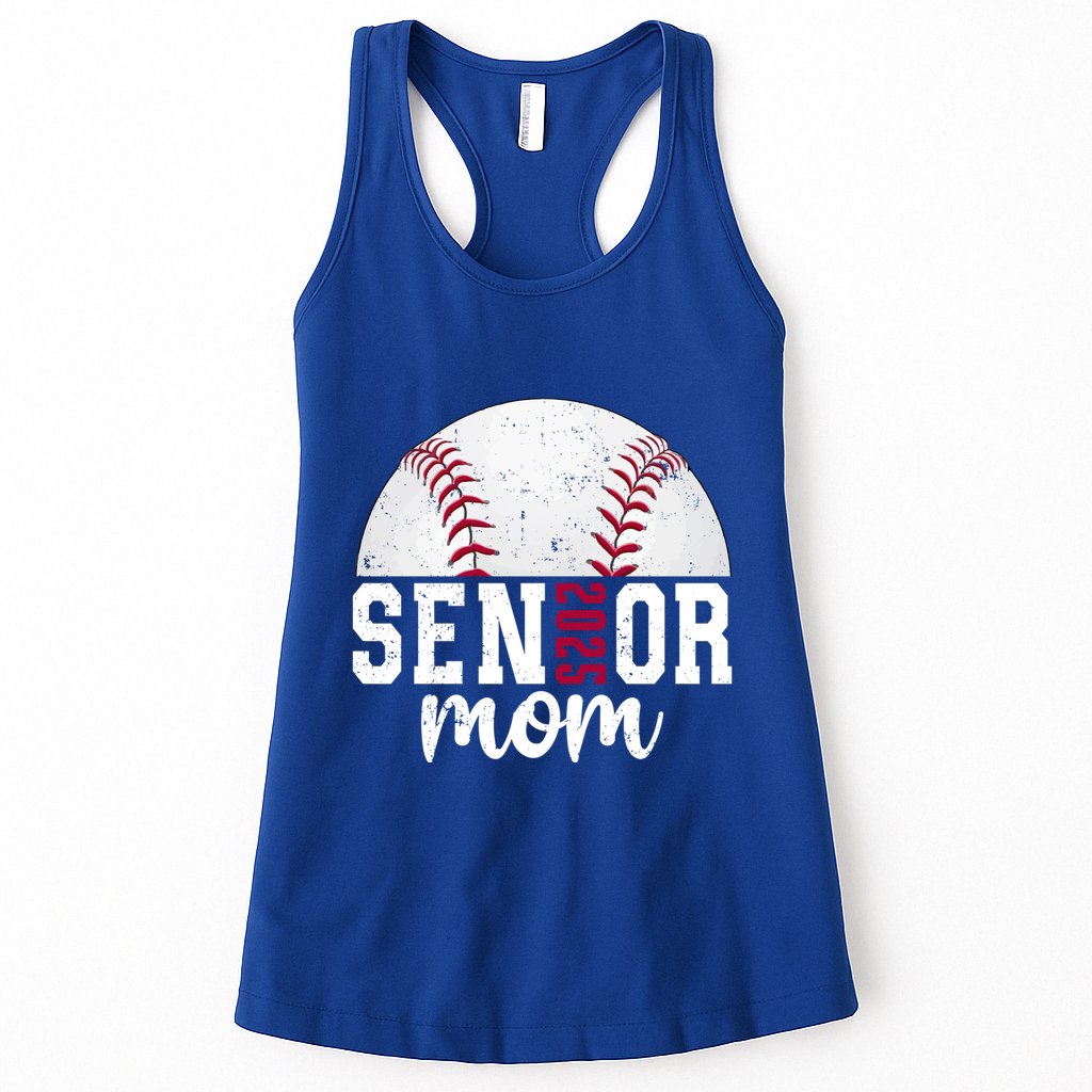 Class Of 2025 Baseball Mom Senior Baseball PlayerS Mother Gift Womens Tank Top