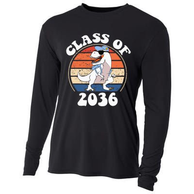 Class Of 2036 Grow With Me Kindergarten First Day Of School Cooling Performance Long Sleeve Crew