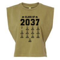 Class Of 2037 Grow With Me Prek To 12th Grade Gift Garment-Dyed Women's Muscle Tee