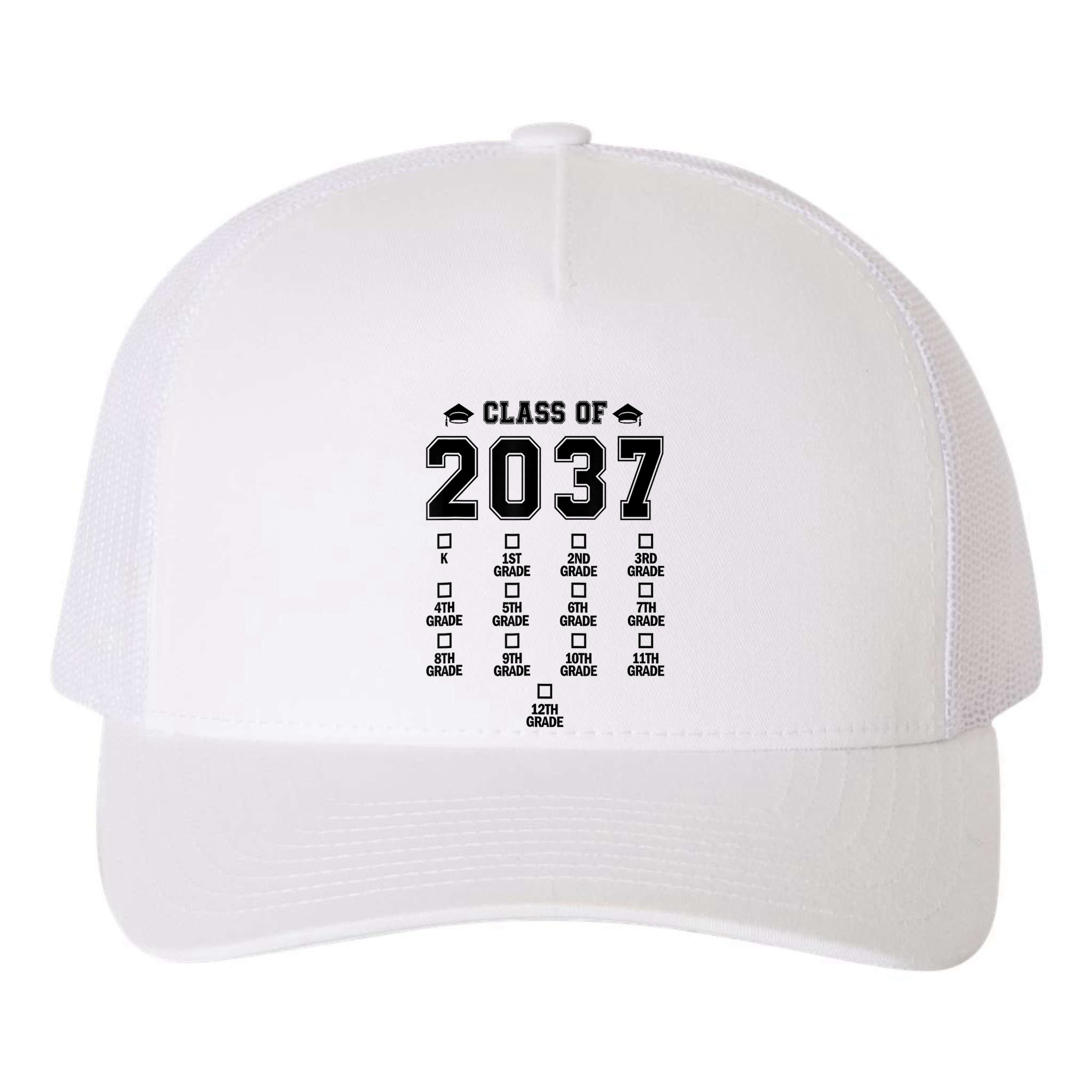 Class Of 2037 Grow With Me Prek To 12th Grade Gift Yupoong Adult 5-Panel Trucker Hat