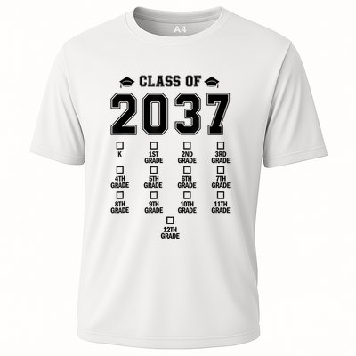 Class Of 2037 Grow With Me Prek To 12th Grade Gift Cooling Performance Crew T-Shirt