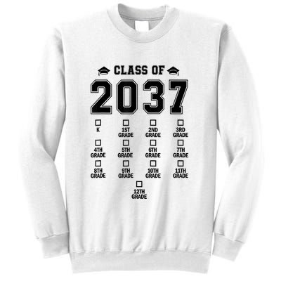 Class Of 2037 Grow With Me Prek To 12th Grade Gift Sweatshirt