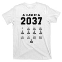 Class Of 2037 Grow With Me Prek To 12th Grade Gift T-Shirt