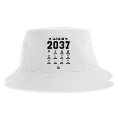 Class Of 2037 Grow With Me Prek To 12th Grade Gift Sustainable Bucket Hat
