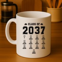 Class Of 2037 Grow With Me Prek To 12th Grade Gift Mug