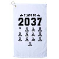 Class Of 2037 Grow With Me Prek To 12th Grade Gift Golf Towel