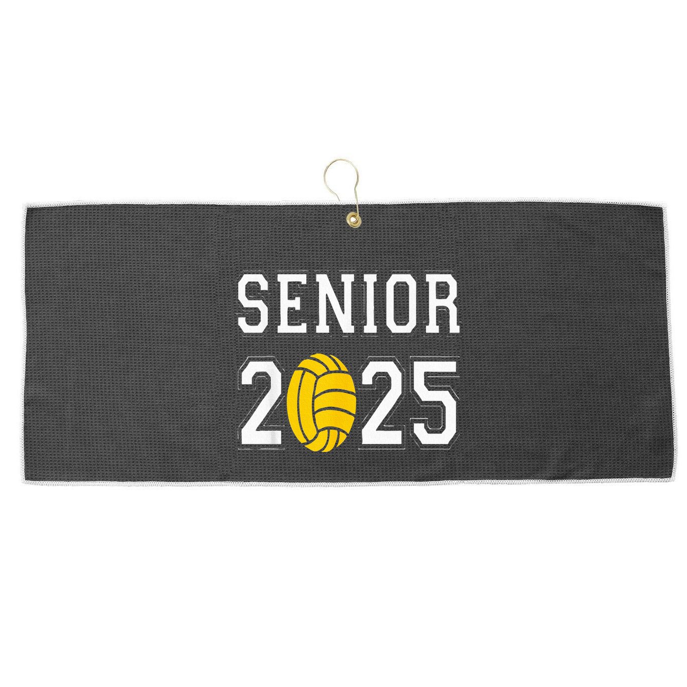 Class Of 2025 Graduation Waterpolo Large Microfiber Waffle Golf Towel