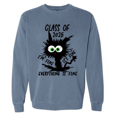 Class Of 2025 Funny Gift Garment-Dyed Sweatshirt