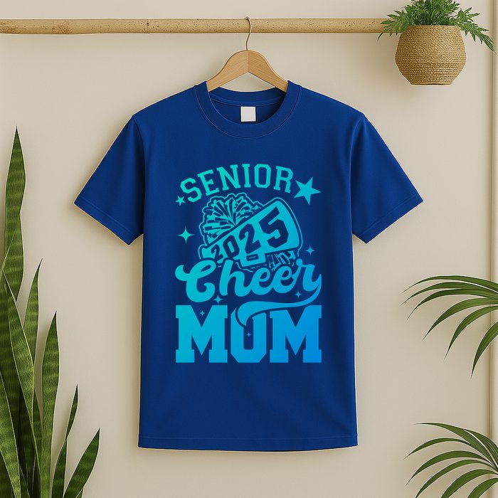 Class Of 2025 Senior Year Cheer Mom Cheerleader Senior 2025 Gift T-Shirt
