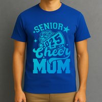 Class Of 2025 Senior Year Cheer Mom Cheerleader Senior 2025 Gift T-Shirt