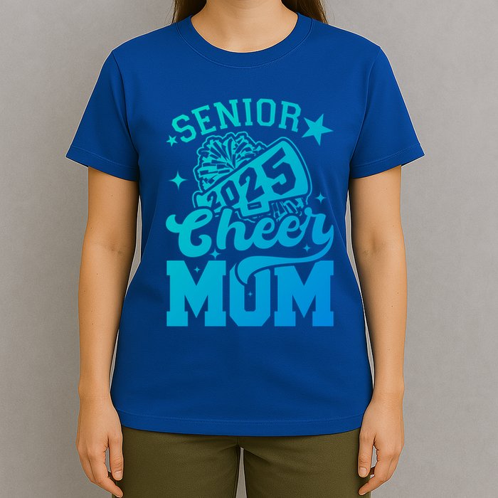 Class Of 2025 Senior Year Cheer Mom Cheerleader Senior 2025 Gift T-Shirt