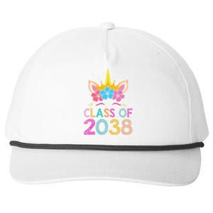 Class Of 2038 Grow With Me Graduation First Day Of School Snapback Five-Panel Rope Hat