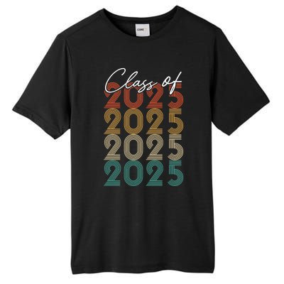 Class Of 2025 Vintage Senior 2025 Gift Tall Fusion ChromaSoft Performance T-Shirt