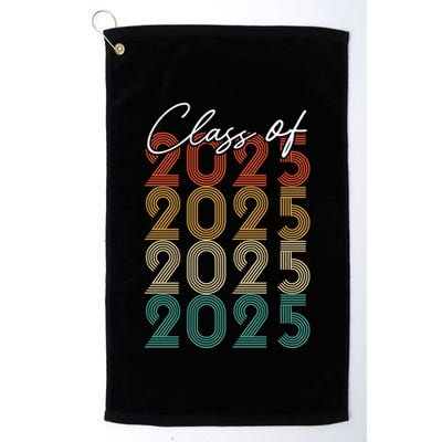 Class Of 2025 Vintage Senior 2025 Gift Golf Towel