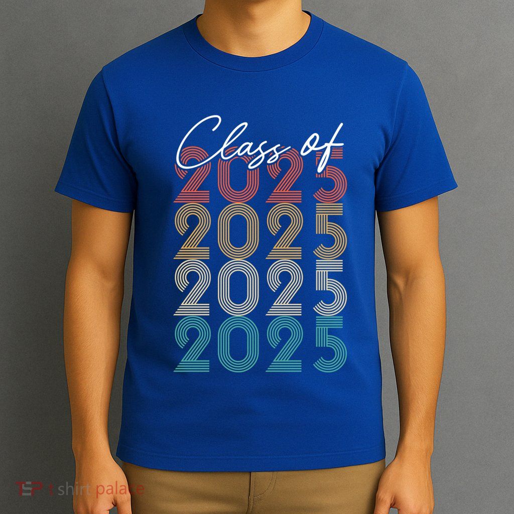 Class Of 2025 Vintage Senior 2025 Gift T-Shirt