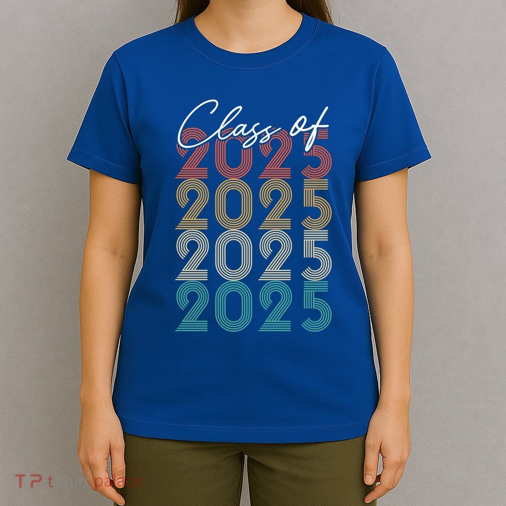 Class Of 2025 Vintage Senior 2025 Gift T-Shirt