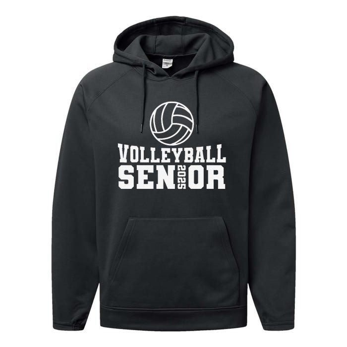 Class Of 2025 Volleyball Senior Night Performance Fleece Hoodie