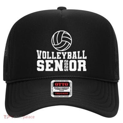 Class Of 2025 Volleyball Senior Night High Crown Mesh Back Trucker Hat