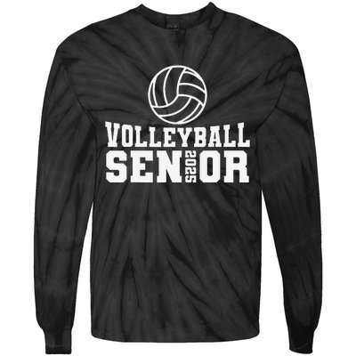 Class Of 2025 Volleyball Senior Night Tie-Dye Long Sleeve Shirt