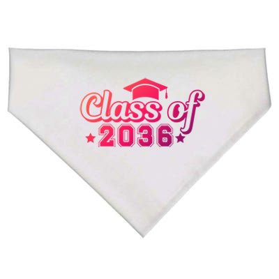 Class Of 2036 Grow With Me Gift First Day Of Kindergarten Gift USA-Made Doggie Bandana