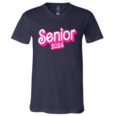 Class Of 2024 Senior Gifts Funny Seniors 2024 V-Neck T-Shirt