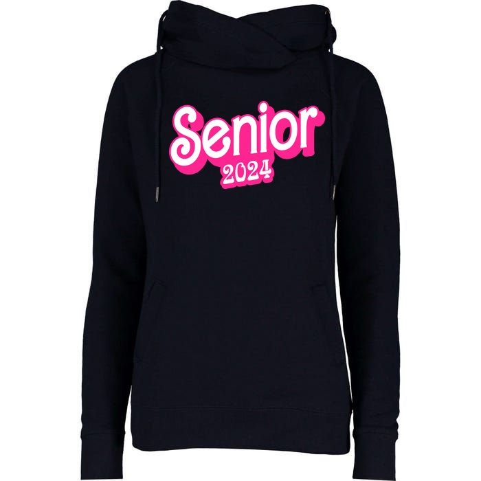 Class Of 2024 Senior Gifts Funny Seniors 2024 Womens Funnel Neck Pullover Hood