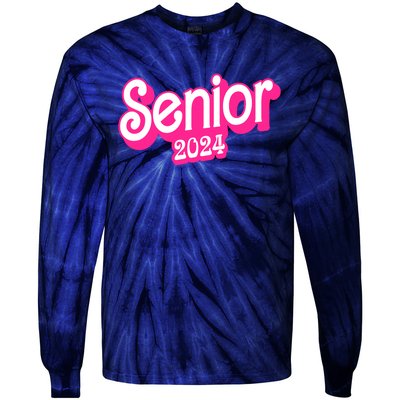 Class Of 2024 Senior Gifts Funny Seniors 2024 Tie-Dye Long Sleeve Shirt