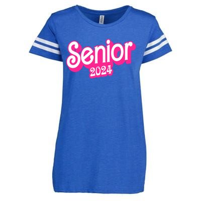 Class Of 2024 Senior Gifts Funny Seniors 2024 Enza Ladies Jersey Football T-Shirt