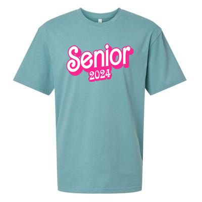 Class Of 2024 Senior Gifts Funny Seniors 2024 Sueded Cloud Jersey T-Shirt