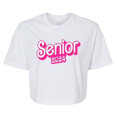 Class Of 2024 Senior Gifts Funny Seniors 2024 Bella+Canvas Jersey Crop Tee