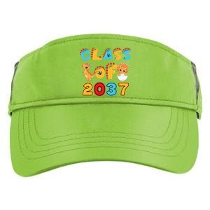 Class Of 2037 Grow With Me Kindergarten Graduation Adult Drive Performance Visor