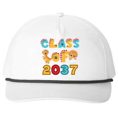 Class Of 2037 Grow With Me Kindergarten Graduation Snapback Five-Panel Rope Hat