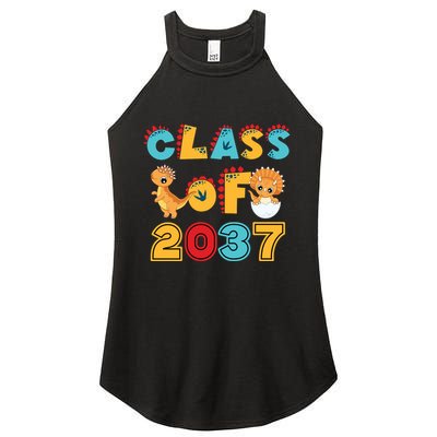 Class Of 2037 Grow With Me Kindergarten Graduation Women's Perfect Tri Rocker Tank