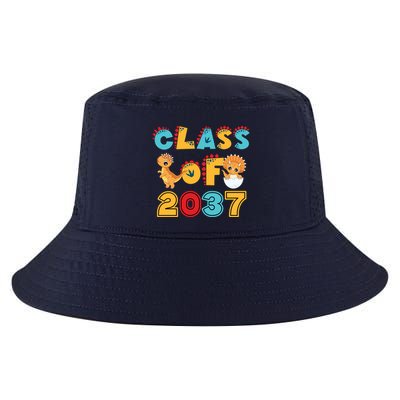 Class Of 2037 Grow With Me Kindergarten Graduation Cool Comfort Performance Bucket Hat