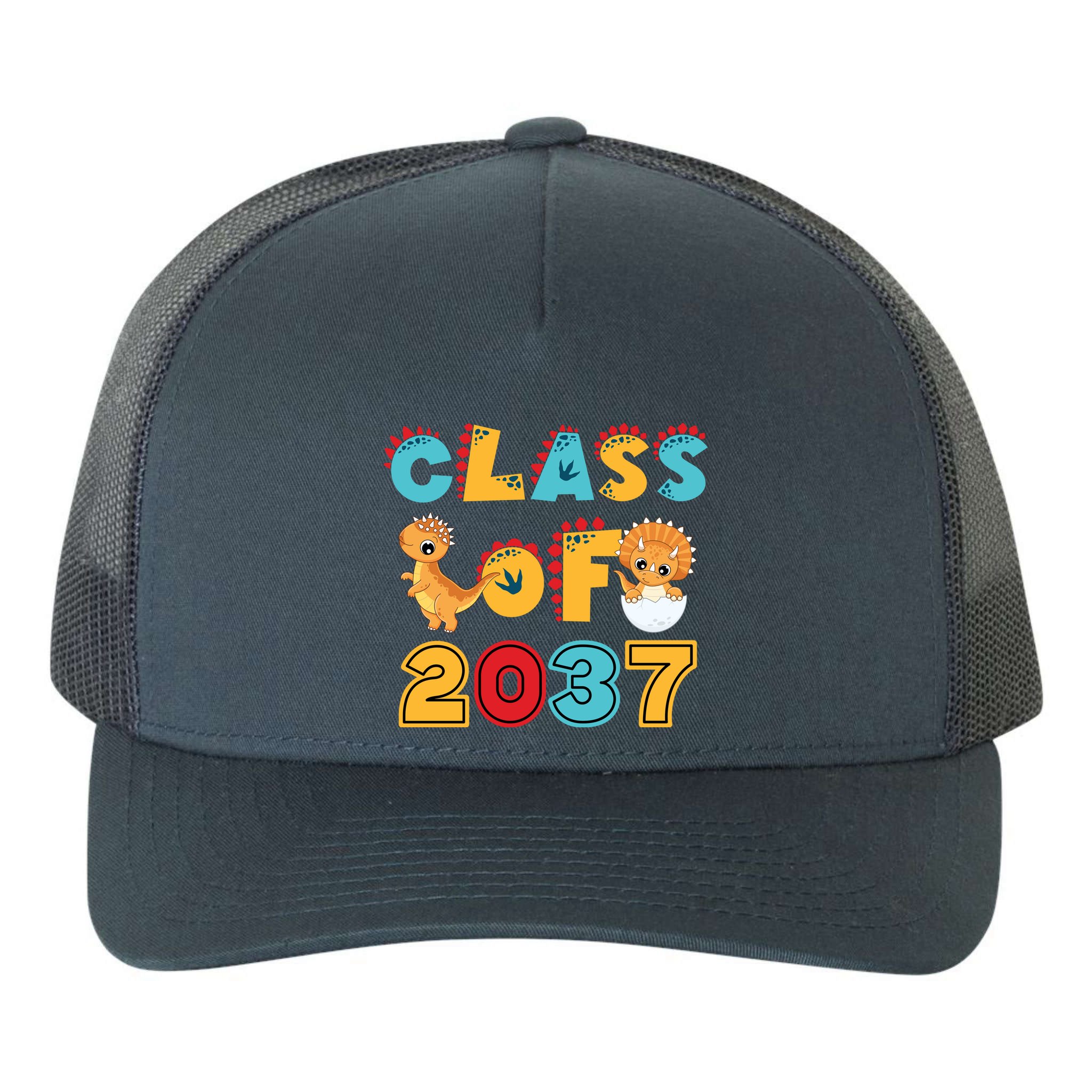 Class Of 2037 Grow With Me Kindergarten Graduation Yupoong Adult 5-Panel Trucker Hat