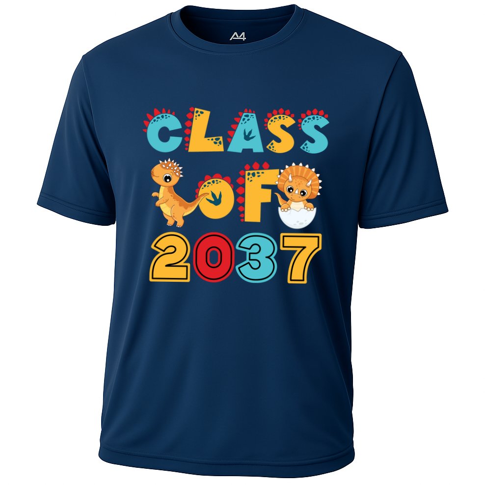 Class Of 2037 Grow With Me Kindergarten Graduation Performance Shirt