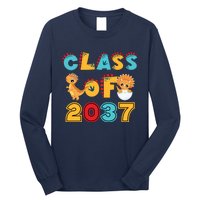 Class Of 2037 Grow With Me Kindergarten Graduation Long Sleeve Shirt